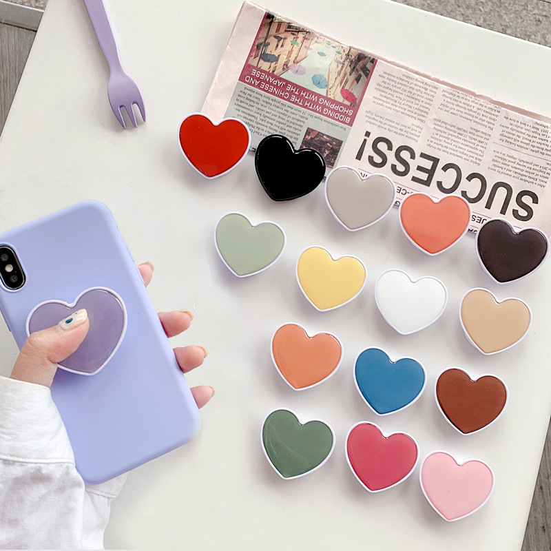 Phone Accessories Vending Machine - Universal Heart Shaped Folding Finger Ring