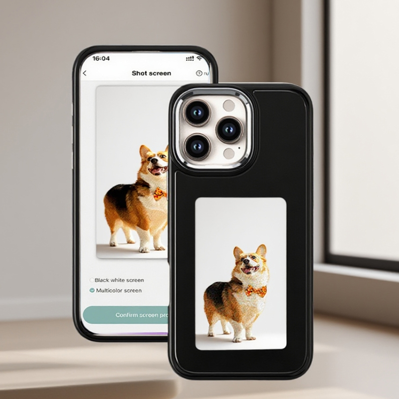 Phone Accessories Usa - DIY E-Ink Screen Phone Case NFC