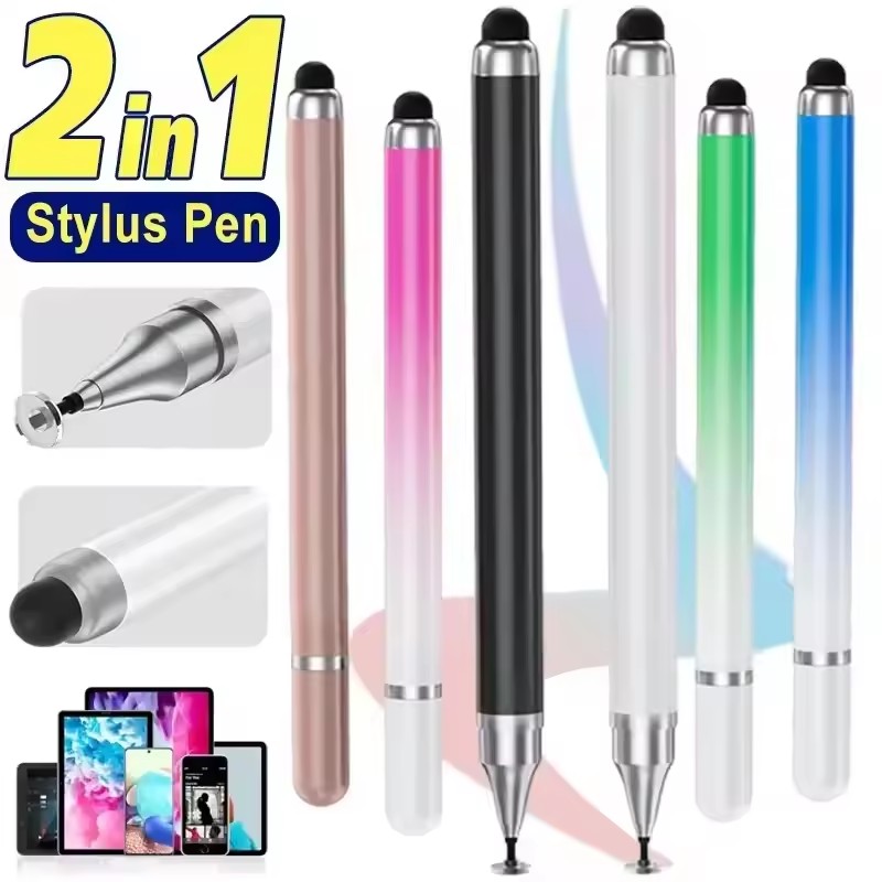 Phone Accessories For Android - 2 in 1 Universal Stylus Pen