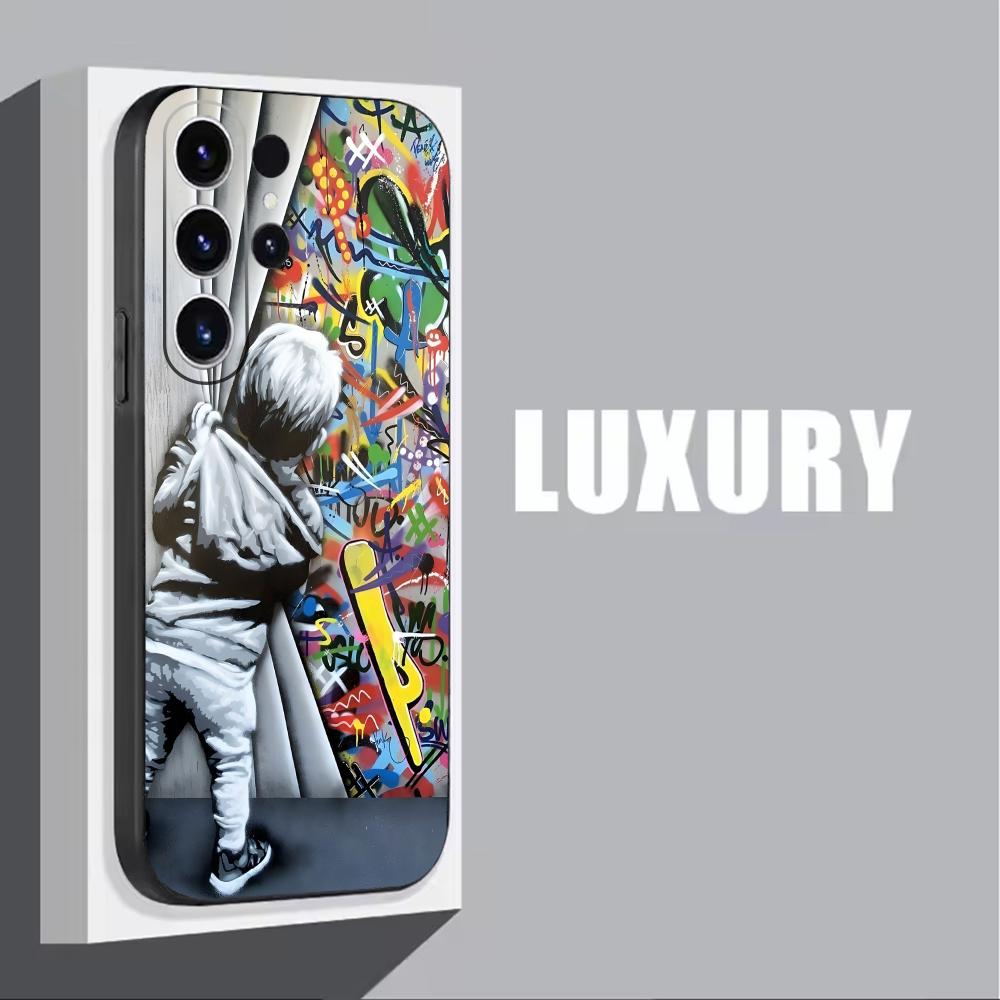 Banksy Graffiti Art  Phone Cas - đánh giá và giá Phone Accessories Samsung