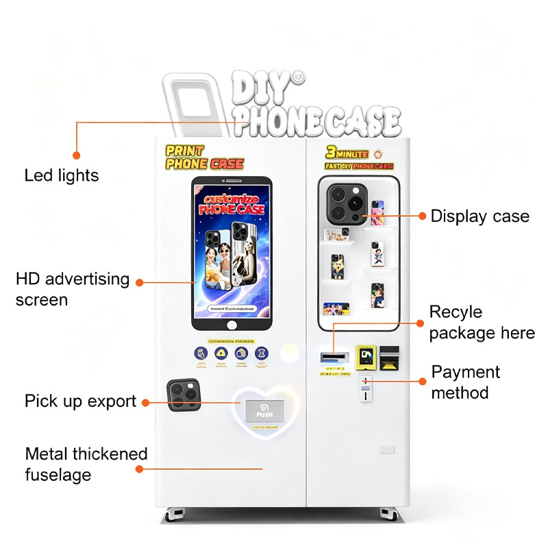 Custom Phone Case Machine Smar - đánh giá và giá Phone Accessories Vending Machine