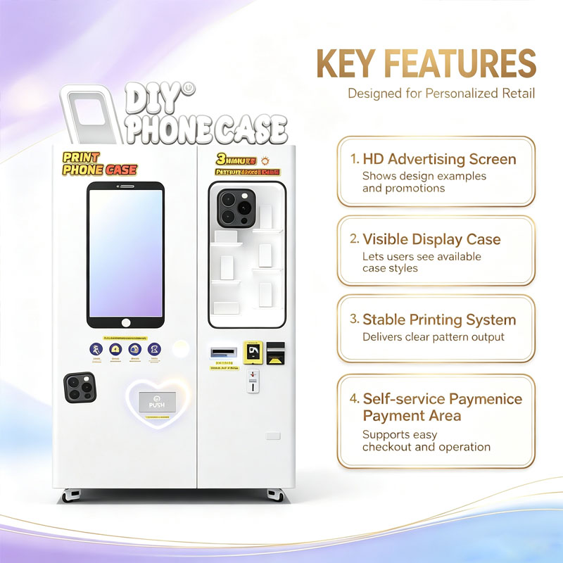 Custom Phone Case Machine Smar - đánh giá và giá Phone Accessories Vending Machine