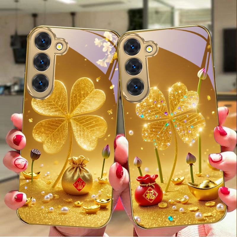 A huge golden clover For Samsu - đánh giá và giá Phone Accessories Samsung