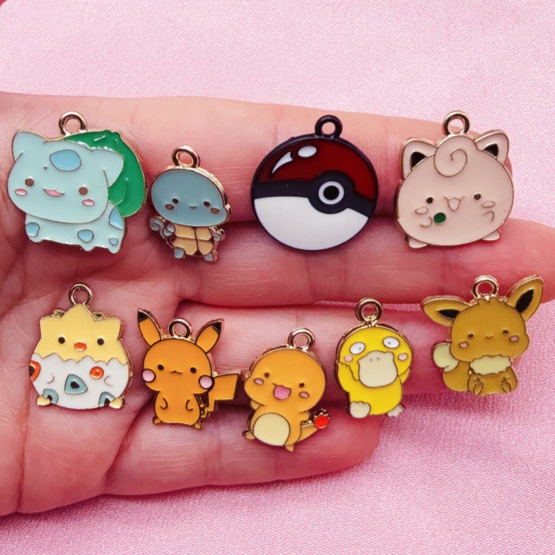 10pcs Cartoon Drip Oil Jewelry - đánh giá và giá Phone Accessories Usa