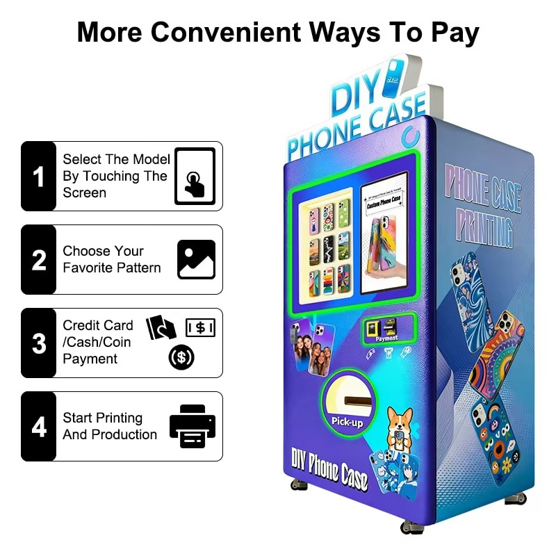 FOODLINE Phone Case Vending Ma - đánh giá và giá Phone Accessories Vending Machine