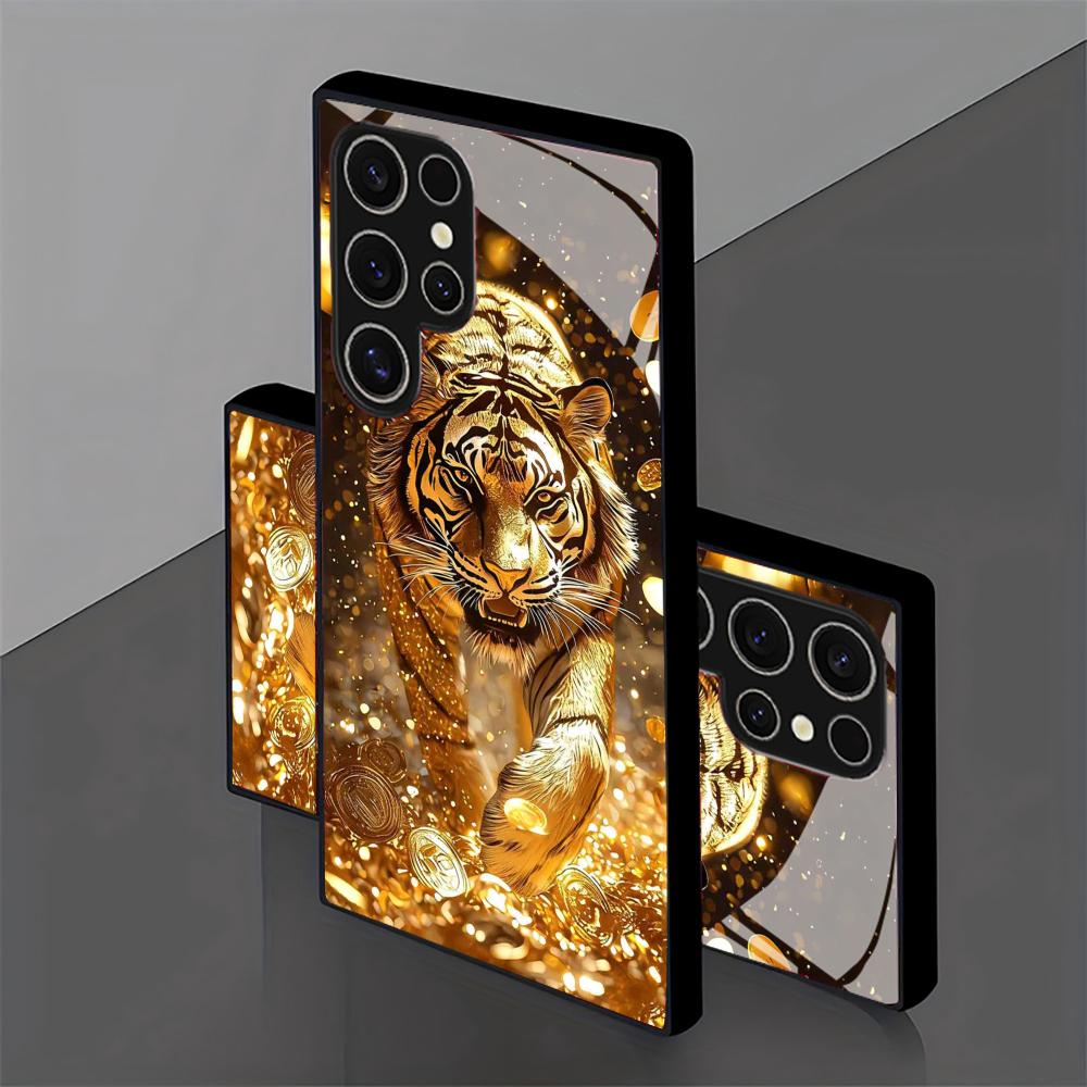 Tiger pattern glass Phone Case - đánh giá và giá Phone Accessories Samsung