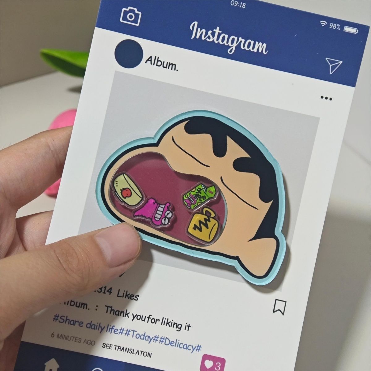 Crayon Shin-chan Portable Airb - đánh giá và giá Phone Accessories Vending Machine